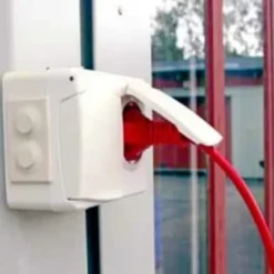 Norwesco AquaBest Vägguttag IP44 Vit