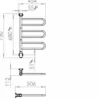 Pax Flex U 3/450 M2 Handdukstork