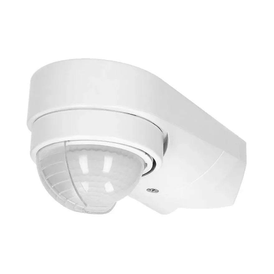 PIR rörelsevakt 2 sensorer justerbar 240° IP65