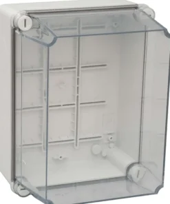 Plastkapsling med transperant lock