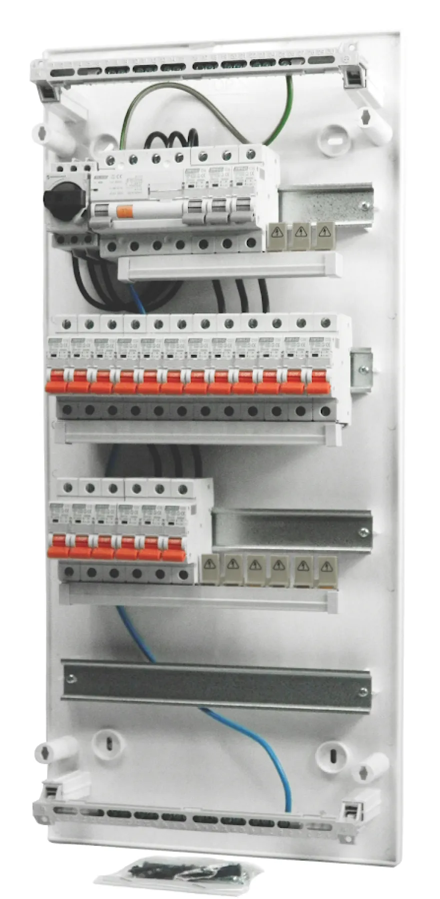 Rogy Förmonterad Central 4-radig 48 moduler IP40