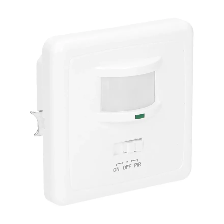 Rörelsevakt PIR 160° IP20 med on/off