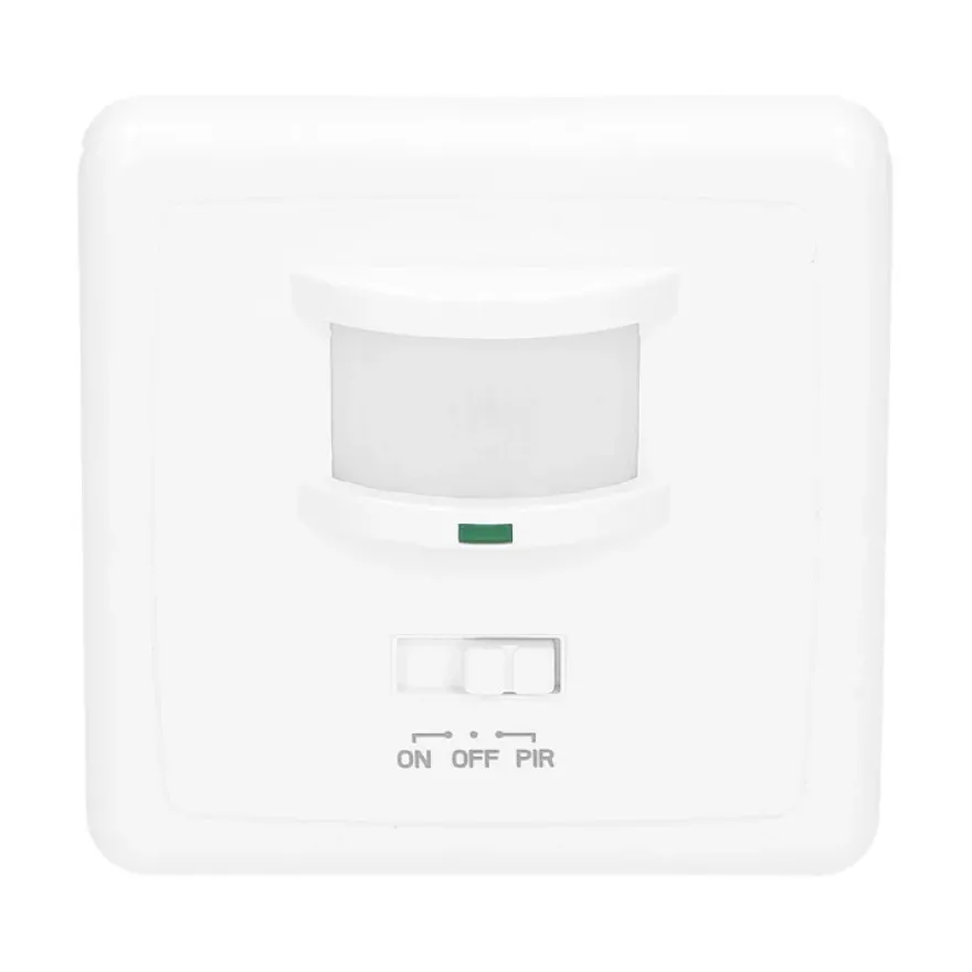 Rörelsevakt PIR 160° IP20 med on/off