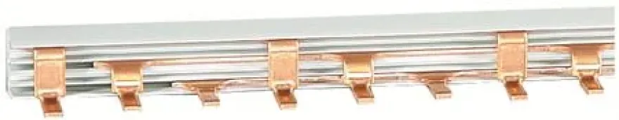 Samlingsskena, Stift, 3-pol, 10 mm², 12 moduler