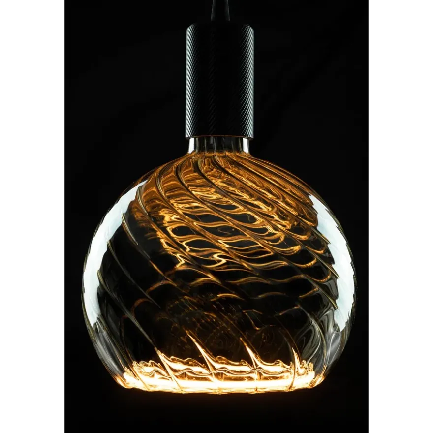 Segula LED Floating Globe 200 Twist Smokey Grey