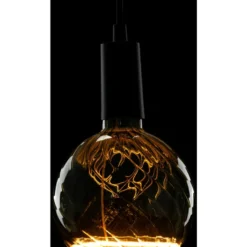 Segula LED Floating Globe 150 Twist Smokey Grey