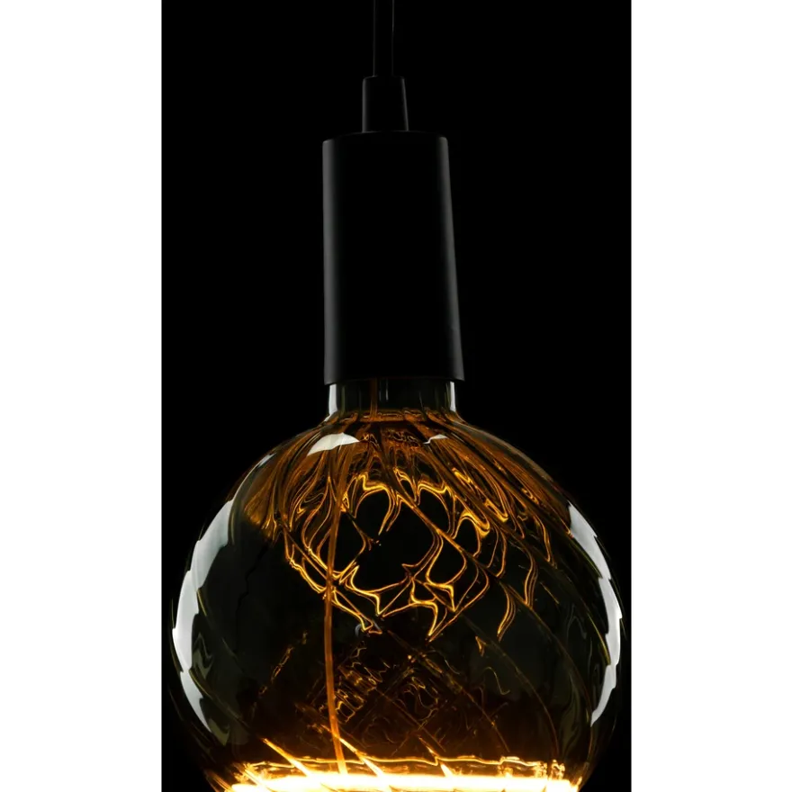 Segula LED Floating Globe 150 Twist Smokey Grey