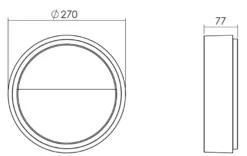 SG Armaturen Frame Round Wall