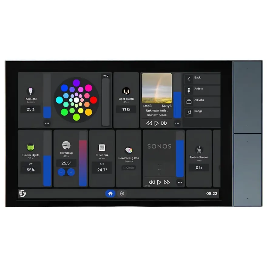 Shelly Wall Display XL Kontrollpanel
