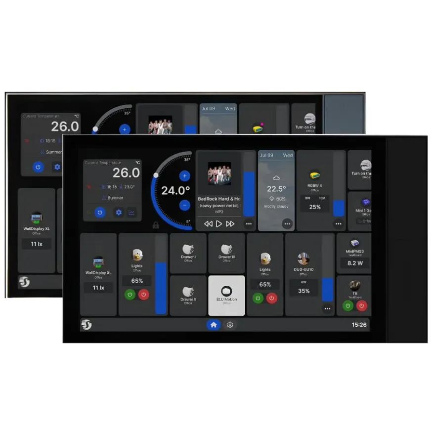 Shelly Wall Display XL Kontrollpanel