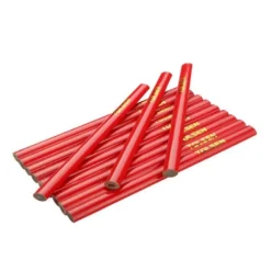 Snickarpenna Röd Oval 12-pack