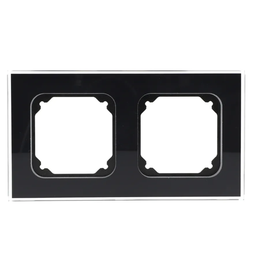 SOLID Antracit/Glas 2-facksram