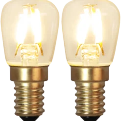 Star Trading LED Soft Glow Päron 1,3W E14 2-pack