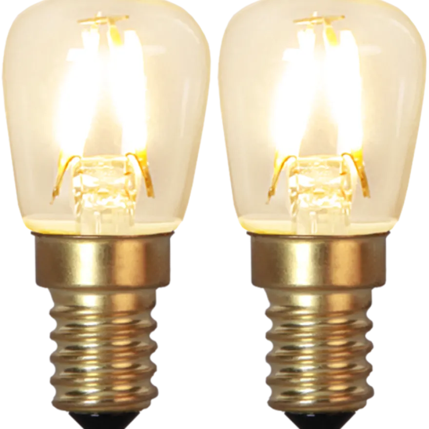 Star Trading LED Soft Glow Päron 1,3W E14 2-pack