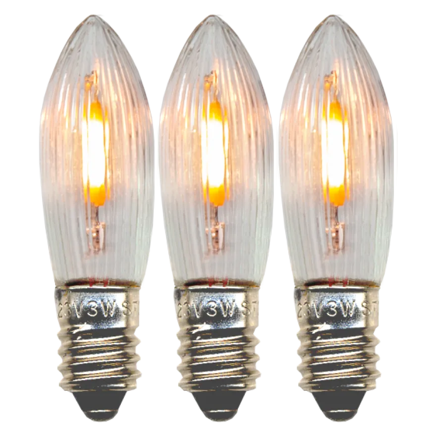 Star Trading Reservlampa Filament Universal 3-pack LED E10