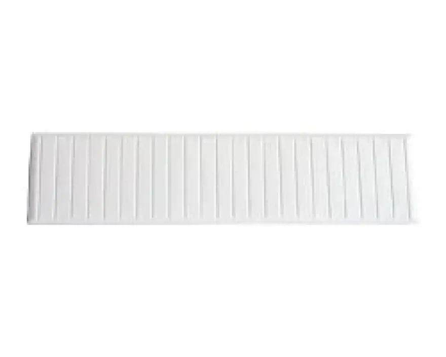Täcklock 12 moduler, Vit 226x52mm