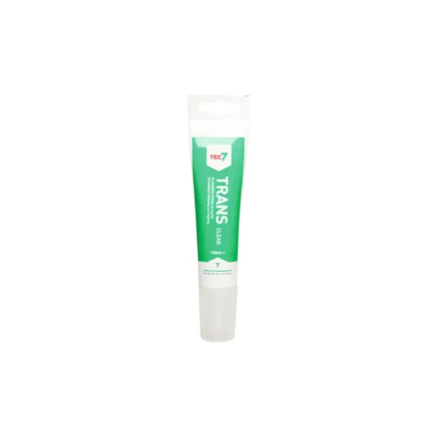 Tec7 Trans Clear Lim/Fogmassa Tub 100ml Transparent