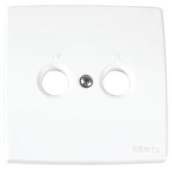 Televes Täcklock för R/TV Antennuttag Standard Vit