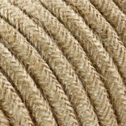 Textilkabel Jute Rund 3x0,75mm²