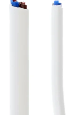 Textilkabel Platt Svart 2x0,75mm²