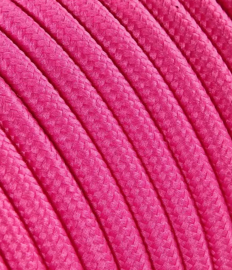 Textilkabel Rosa 2x0,75mm²