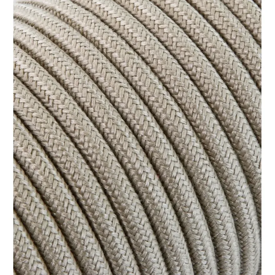 Textilkabel Sand 2x0,75mm²