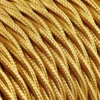 Textilkabel Tvinnad Guld 2x0,75mm²