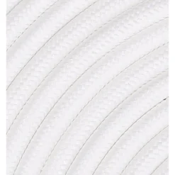 Textilkabel Vit 2x0,75mm²