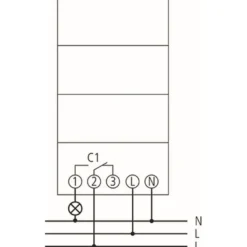 Theben mekanisk kopplingsur Syn161