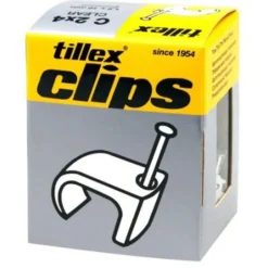 Tillex Clips med spik till ovala ledningar