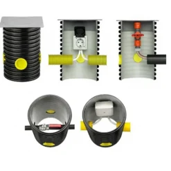 Uponor Trädgårdsbrunn Garden Hub 200 4x50mm