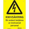 Varningsskylt H26
