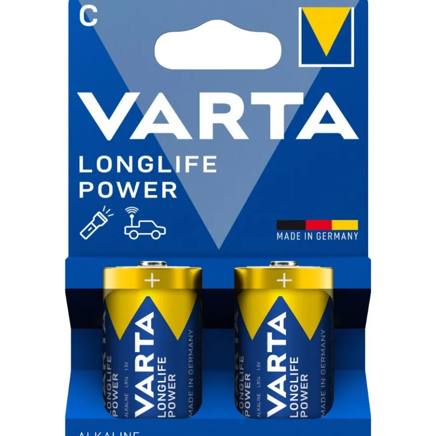 Varta Batteri Longlife Power C 2-pack