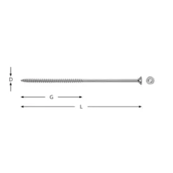 VSB Regelskruv 3,5x100 FZB 100-pack
