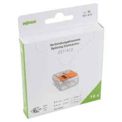 Wago 221 Kopplingsklämma Flerpack