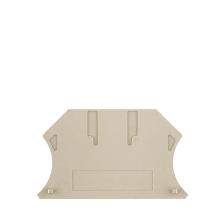 Weidmüller Ändplatta för WDU 2,5-10mm2 Beige
