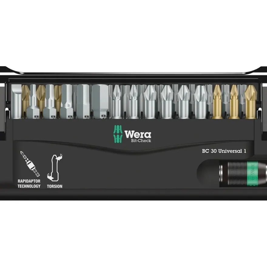 Wera Bitssats Universal 30-pack