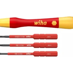 Wiha Finskruvmejselset VDE + 3 bits