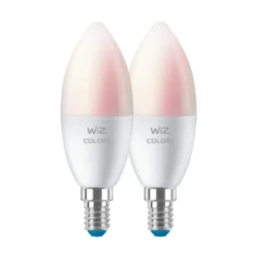 WiZ LED RGB Kron 2-pack 4,9W (40W) E14 WiFi