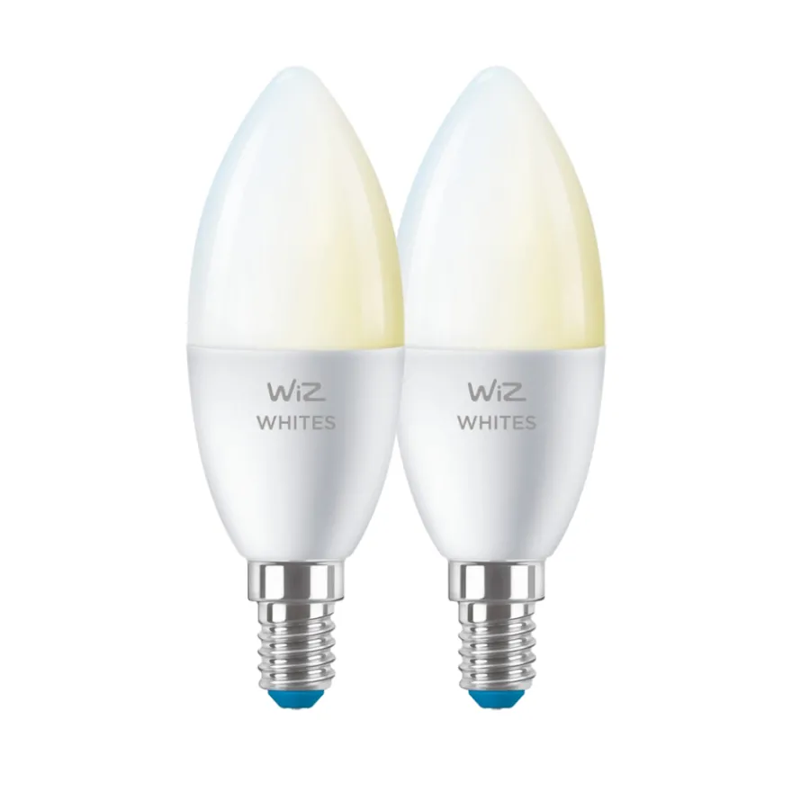 WiZ LED White Kron 2-pack 4,9W E14 WiFi