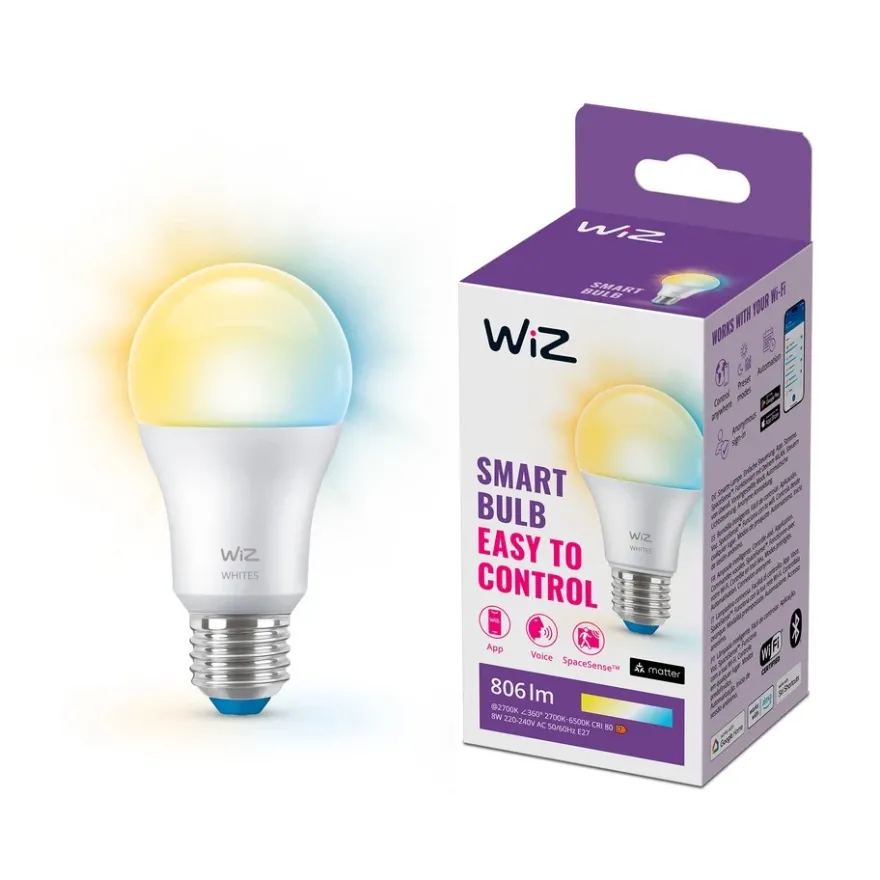 WiZ Smart LED TW 8W A60 E27