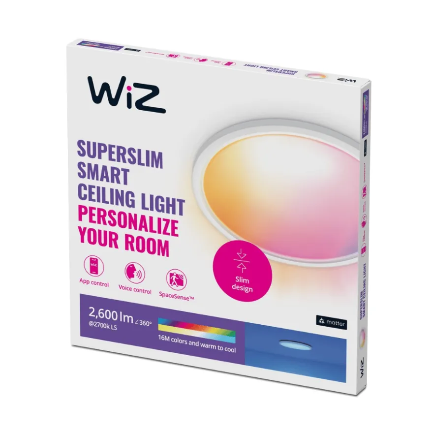 WiZ SuperSlim Ceiling 22W RGB IP20